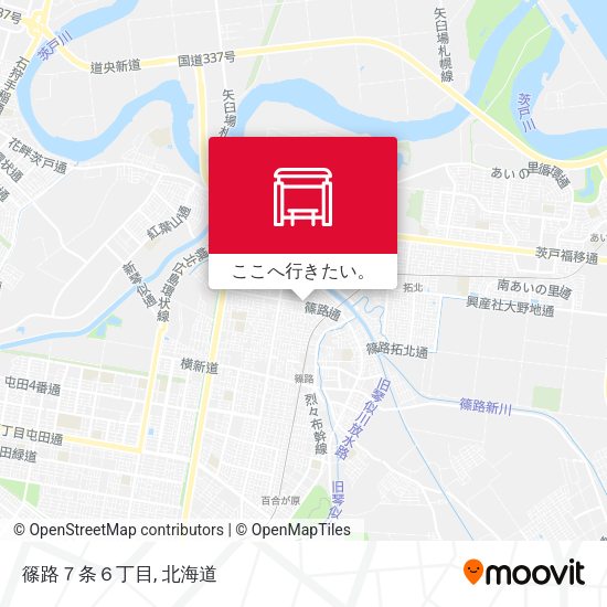 篠路７条６丁目地図
