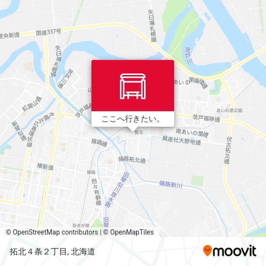 拓北４条２丁目地図