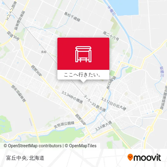 富丘中央地図