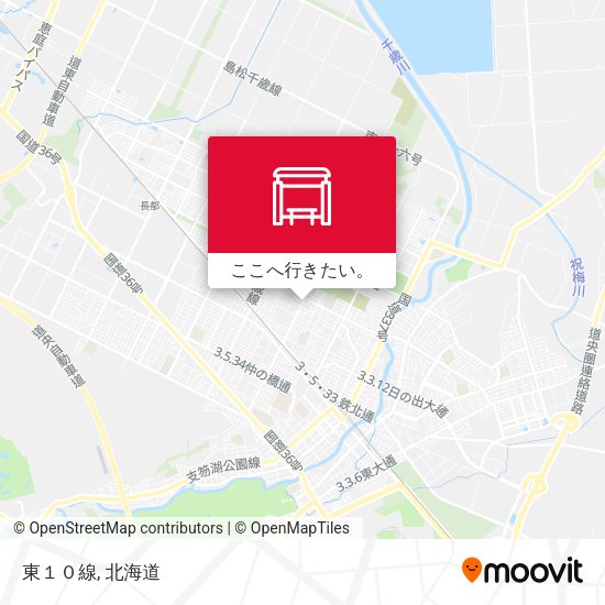 東１０線地図