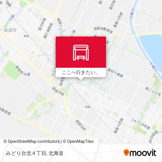 みどり台北４丁目地図