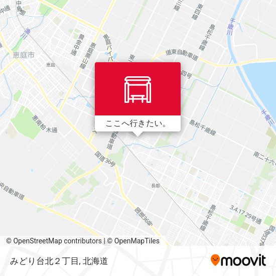 みどり台北２丁目地図