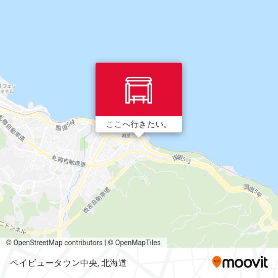 ベイビュータウン中央地図