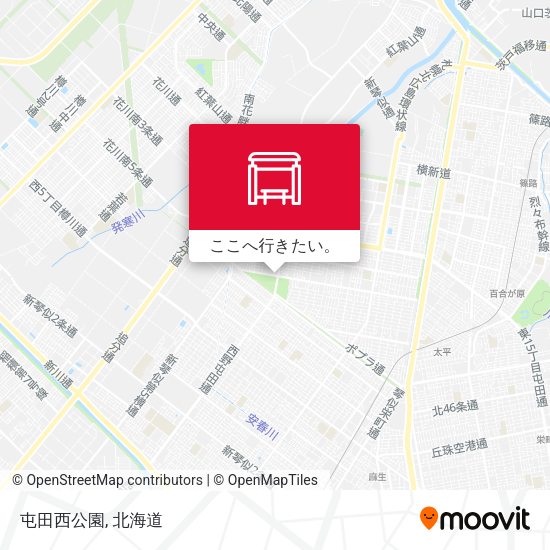 屯田西公園地図