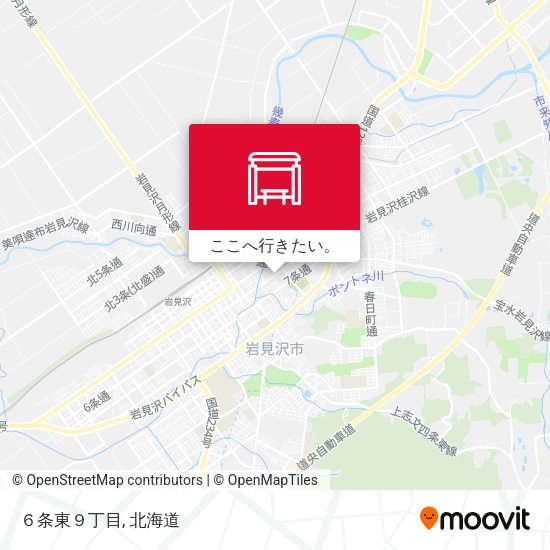 ６条東９丁目地図