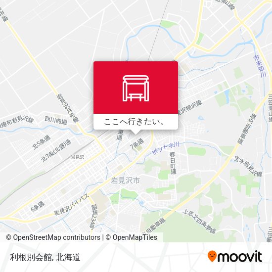 利根別会館地図