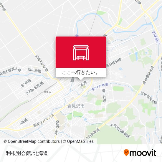 利根別会館地図