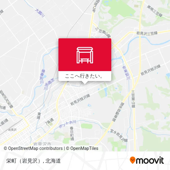 栄町（岩見沢）地図