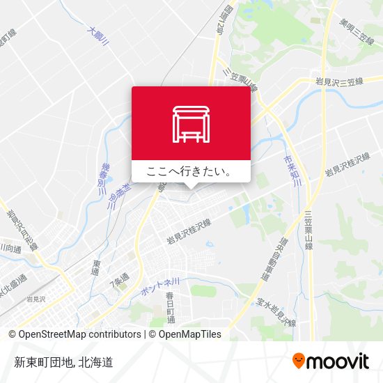新東町団地地図