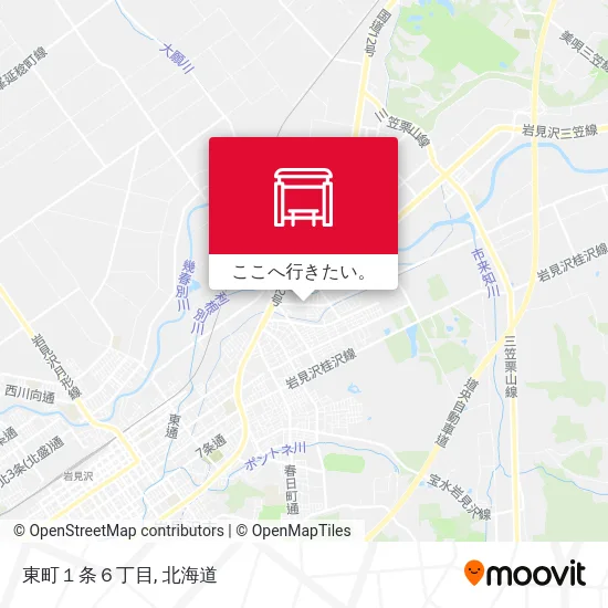東町１条６丁目地図