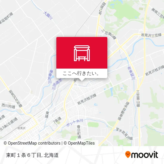 東町１条６丁目地図
