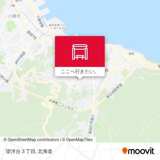望洋台３丁目地図