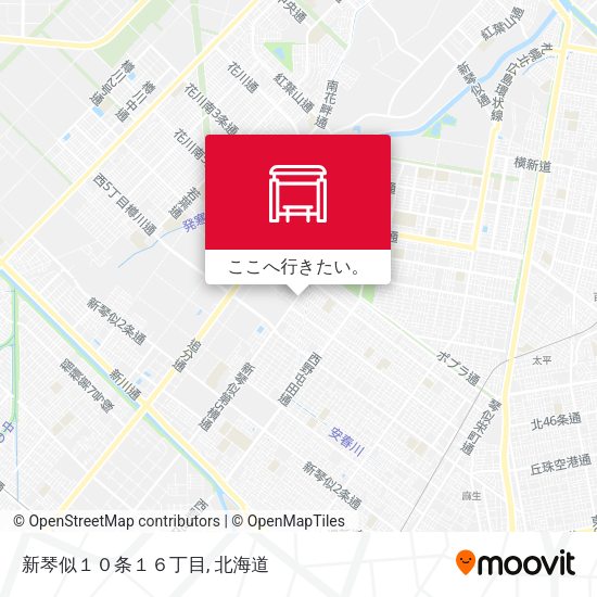 新琴似１０条１６丁目地図