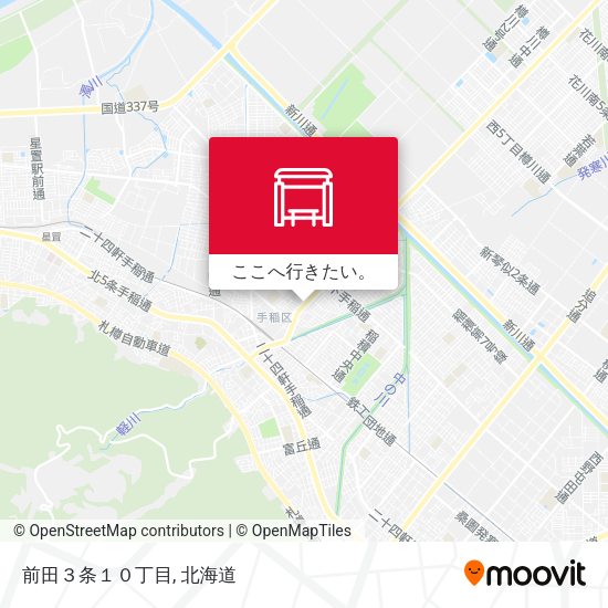 前田３条１０丁目地図