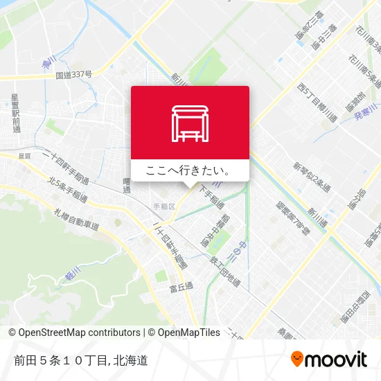 前田５条１０丁目地図