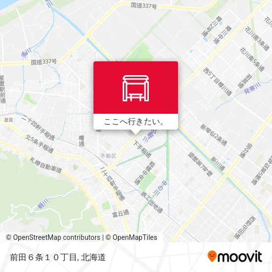前田６条１０丁目地図