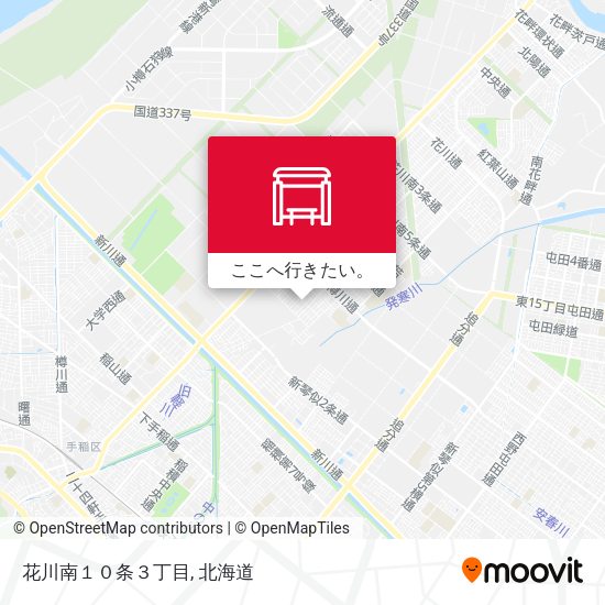 花川南１０条３丁目地図