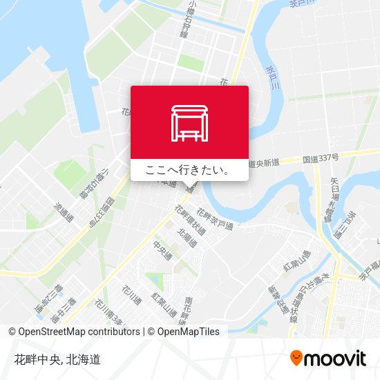 花畔中央地図
