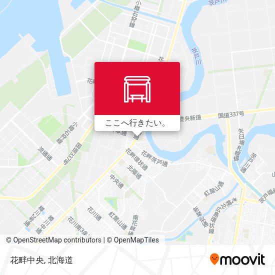 花畔中央地図