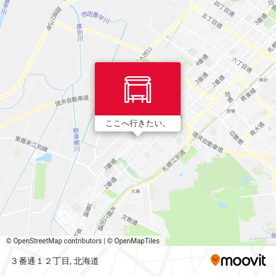 ３番通１２丁目地図