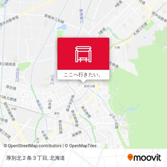 厚別北２条３丁目地図