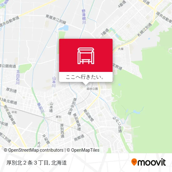厚別北２条３丁目地図
