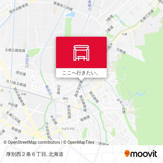 厚別西２条６丁目地図