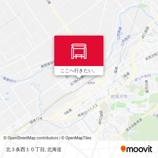 北３条西１０丁目地図