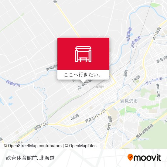 総合体育館前地図