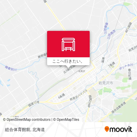 総合体育館前地図