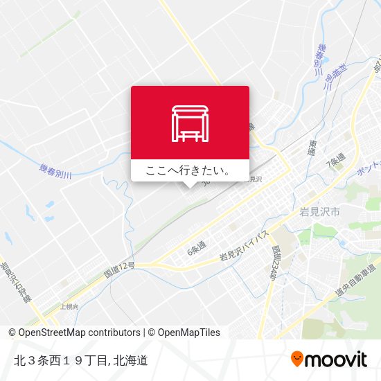 北３条西１９丁目地図