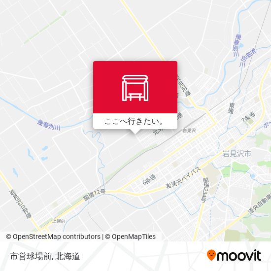 市営球場前地図