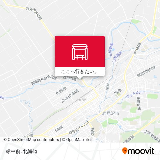 緑中前地図