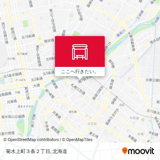 菊水上町３条２丁目地図