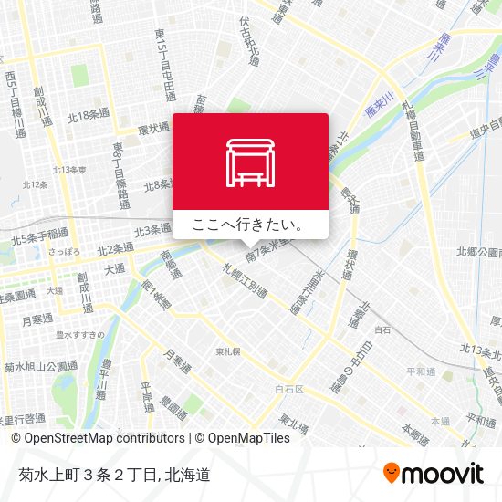 菊水上町３条２丁目地図