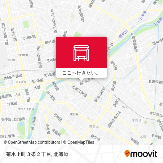 菊水上町３条２丁目地図