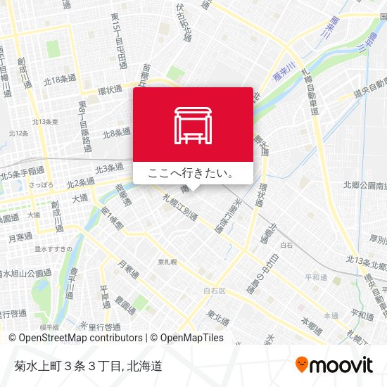 菊水上町３条３丁目地図