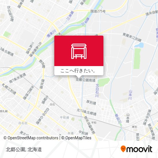 北郷公園地図