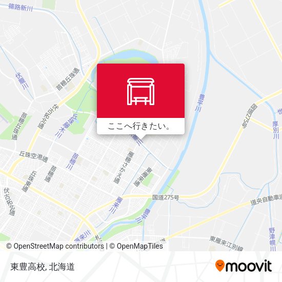東豊高校地図