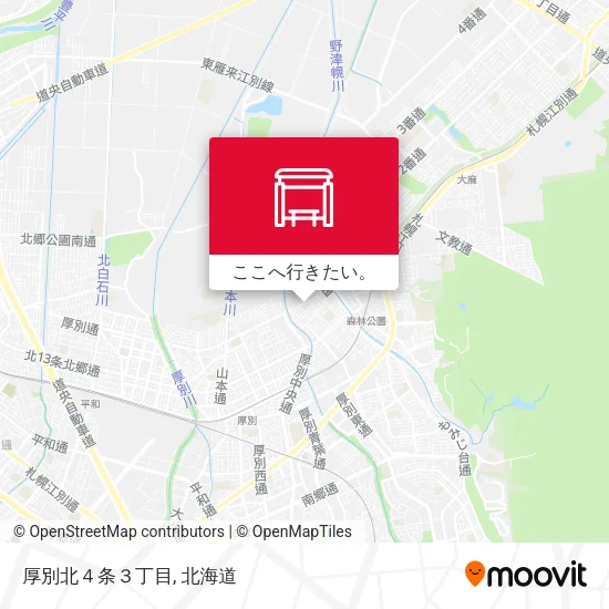 厚別北４条３丁目地図