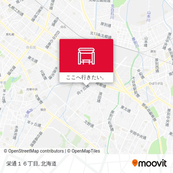 栄通１６丁目地図