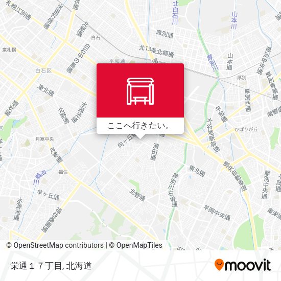 栄通１７丁目地図