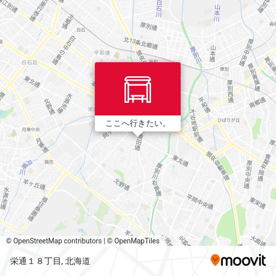 栄通１８丁目地図