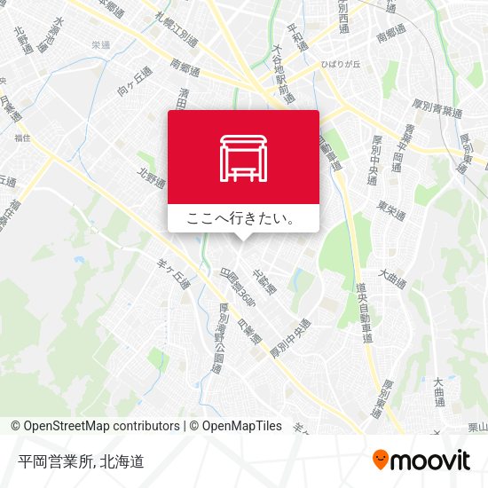 平岡営業所地図