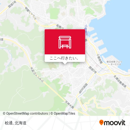 桧通地図