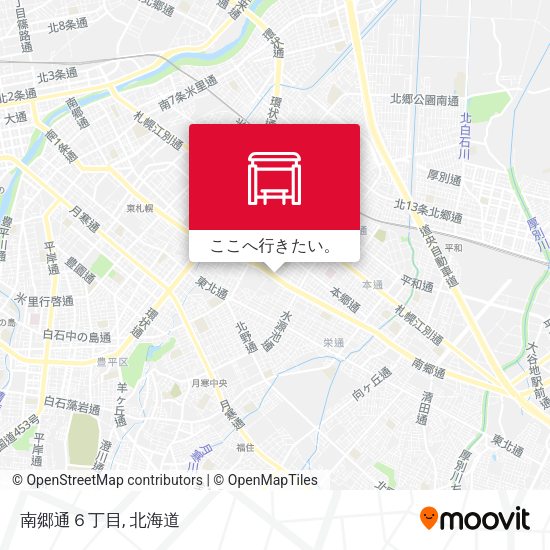 南郷通６丁目地図