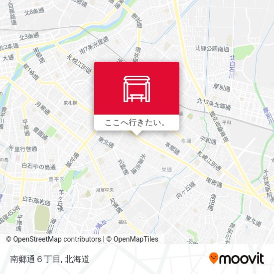 南郷通６丁目地図