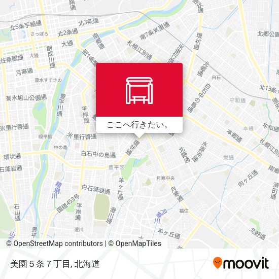 美園５条７丁目地図