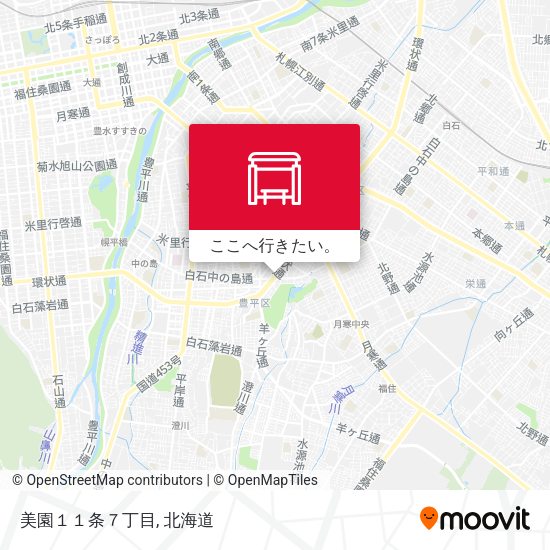 美園１１条７丁目地図