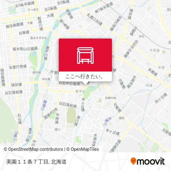 美園１１条７丁目地図